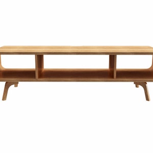 TV Stand, TV Unit, bookcase in wood, Vinyl Record Storage in Natural Wood, shelving, bookshelves, Wall Shelf, home storage unit, shelving