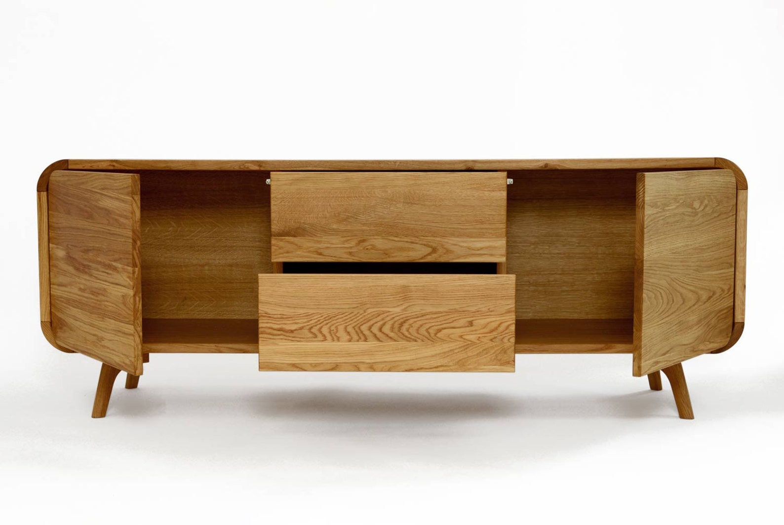 Sideboard Record Player Stand Sideboard With Two Drawers and Etsy