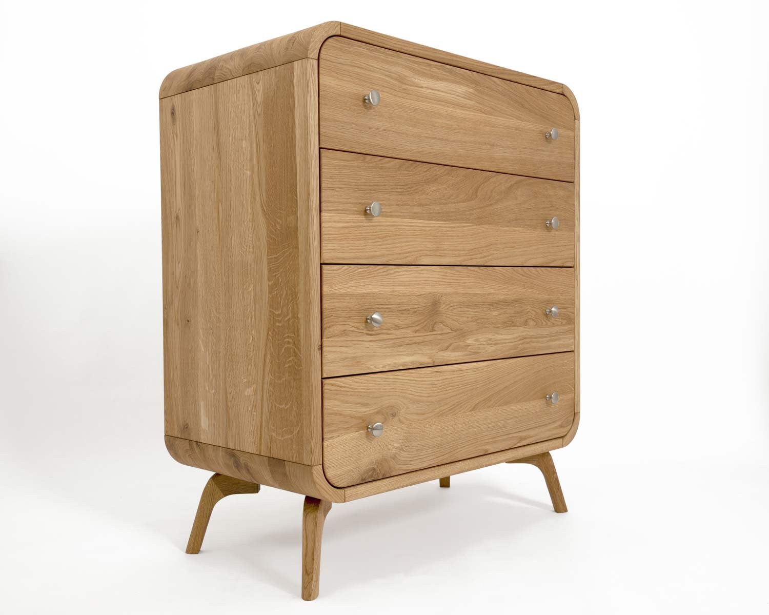 Commode 8 Tiroirs Vintage - 103x30x77 Cm, Structure Acier, Plateau Bois, Tiroirs Tissu, Déco Rétro