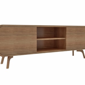 Tv Cabinet / Solid Wood Tv Stand / Wooden Storage Cabinet lowboard /Retro Living Room Tv Unit / Sideboard, TV Unit, TV Stand Media Console