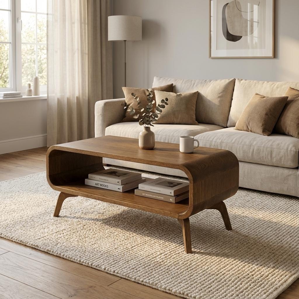 Bespoke Coffee Table, Mid Century Coffee Table, Art Deco Coffee