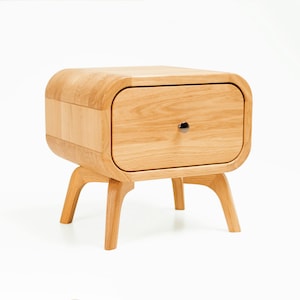 Nightstands Pair, Nightstands Wood, Nightstands with drawer, Bedside Table, Pair of Nightstands, End Table, Side Table, Night stand in Oak