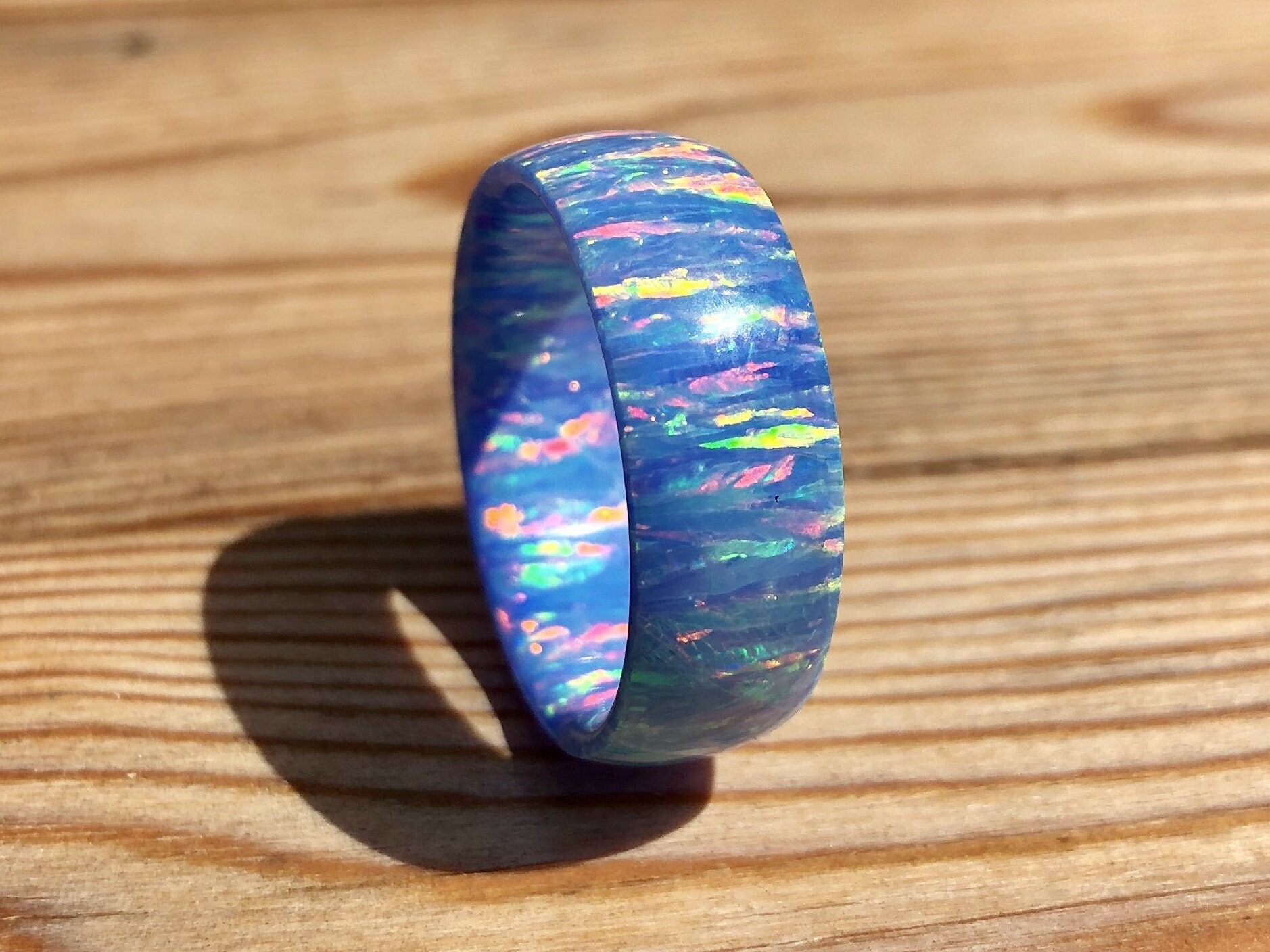 Aurora Solid Bello Opal Ring Etsy Australia