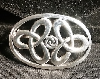 Sterling Silver Celtic Knot Pin