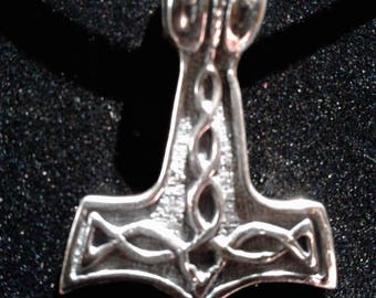 Sterling Silver Celtic Hammer Pendant #1212