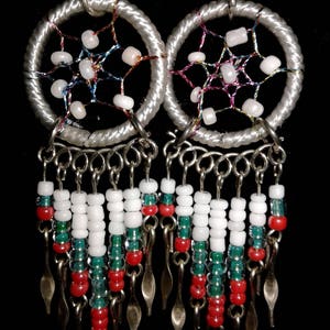 Spirit of Nature Native Design Dreamcatcher Earrings #53
