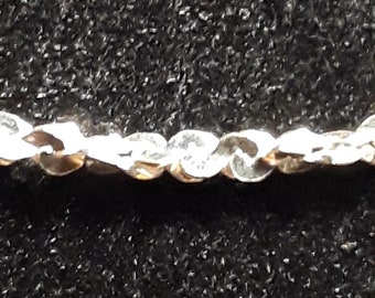 20" sterlingsilver vriden serpentinkedja