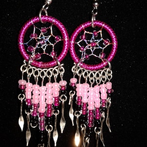 Spirit of Nature Native Design Dreamcatcher Earrings #59