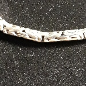 21&quot; Sterling Silver 025 Byzantine Chain