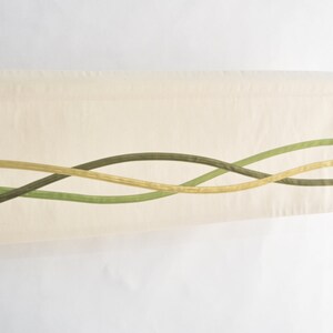 Valance for Kitchen - Olive Green Valance, Modern Sage Khaki Brass Golden Curtain Window Topper, Living Room Valence. Custom Colours & Size.
