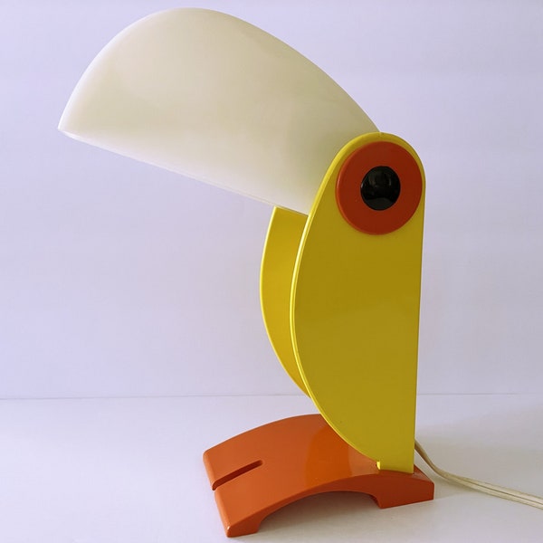 Original Toucan Lamp Old Timer Ferrari OTF Italy WORKS 70s Collectible