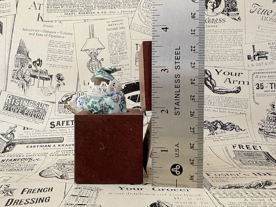 Mini Jack in the Box Hand Crafted Ornament Décor by Clare Robina