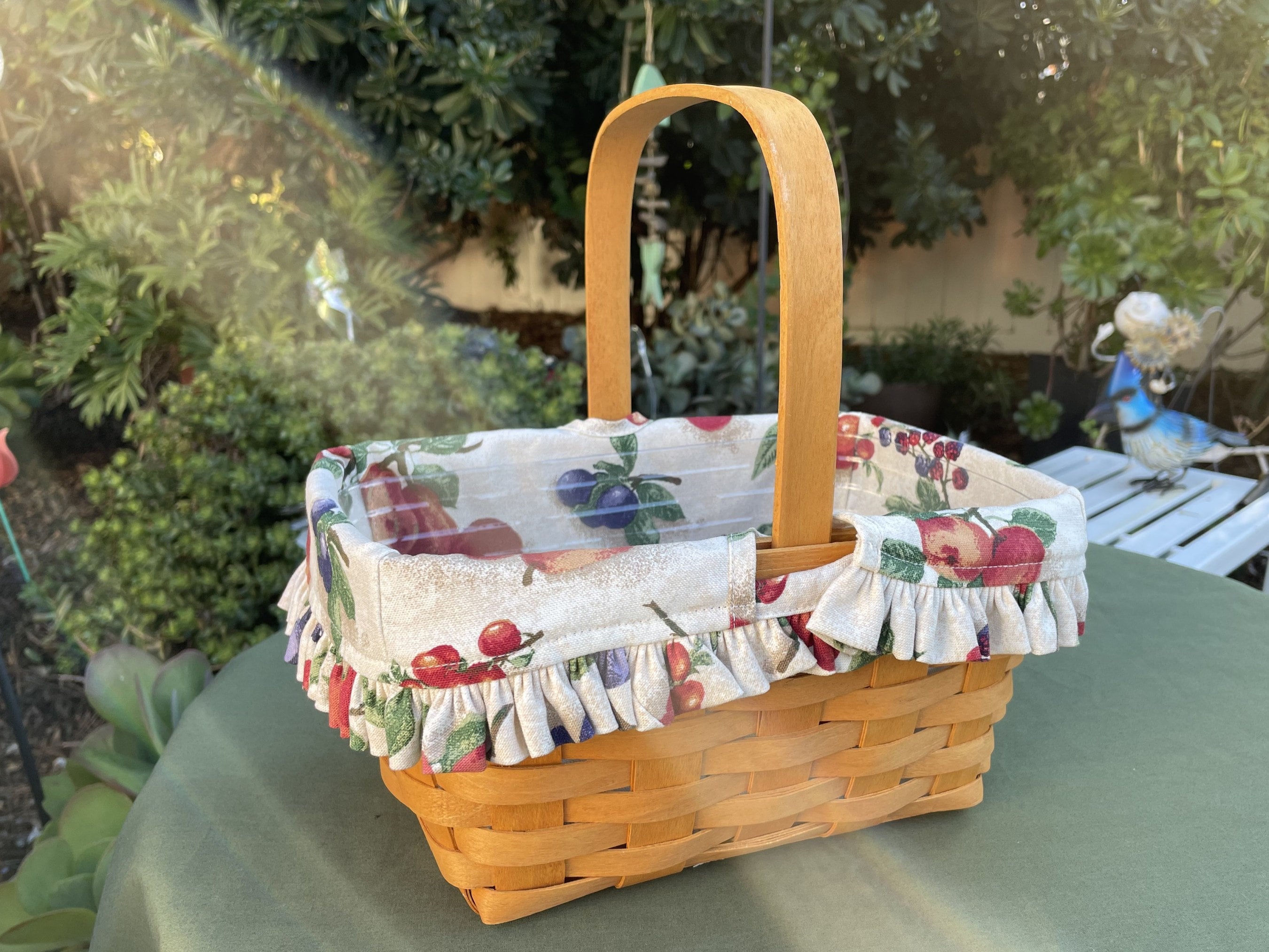 Longaberger Spring Basket 1997 W Liner Protector Dividers - Etsy