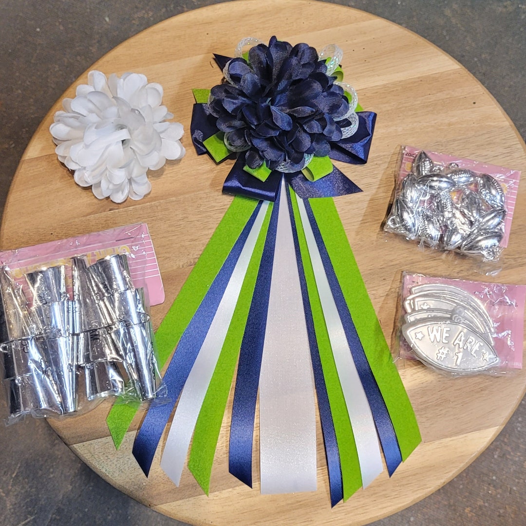 Small 3 Inch Mum With 12 Inch Ribbons Etsy