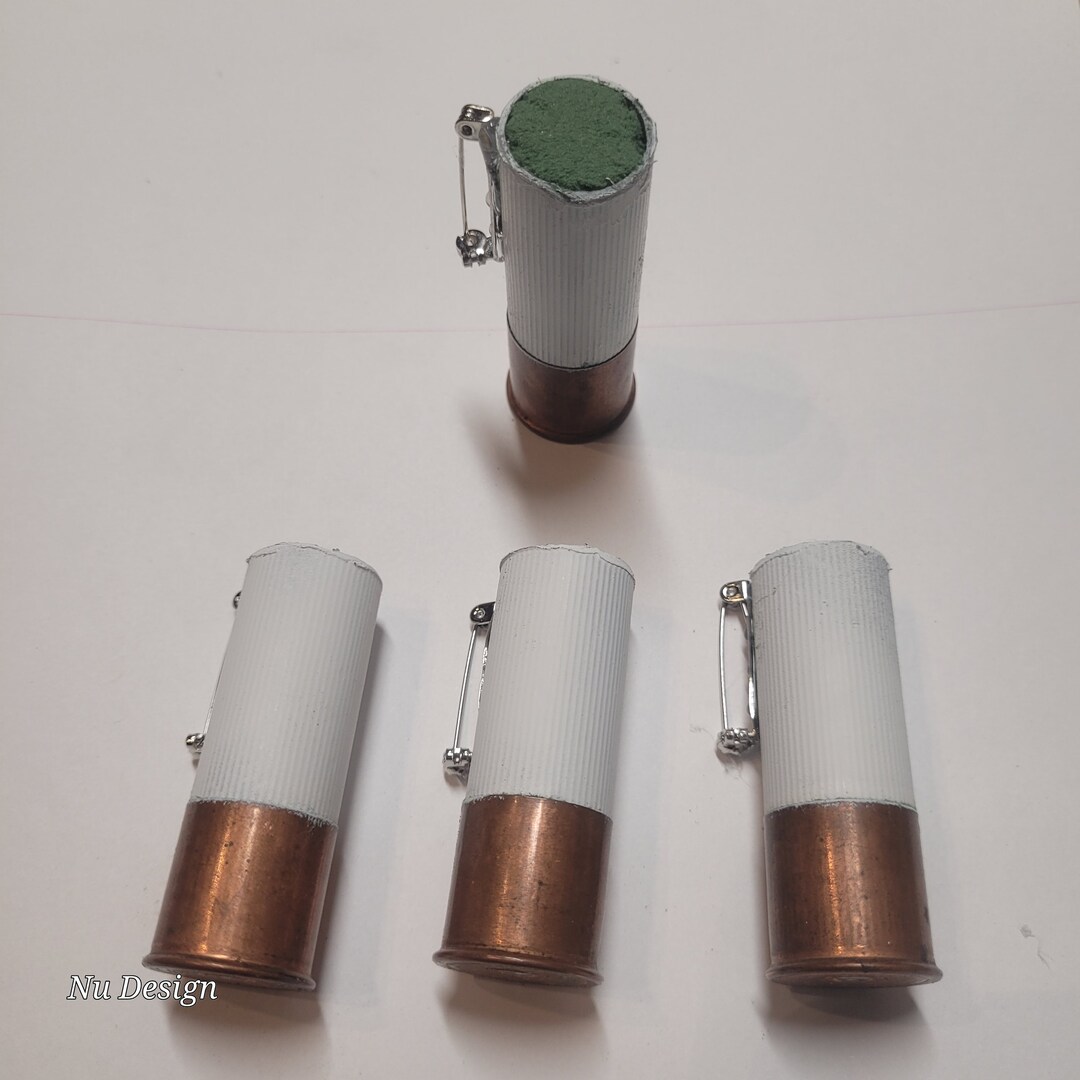 Shotgun Shell Boutonniere Holders for the DIY Wedding. Several Colors ...