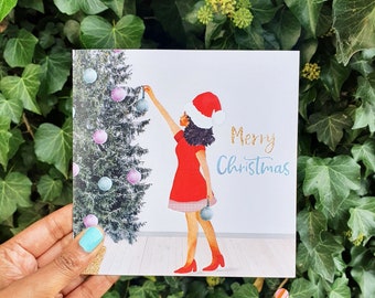 African American Ethnic Christmas Card |  Christmas Card Pack