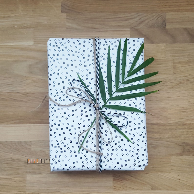For him Patterned Sheets Birthday Celebration Gift Wrapping For Her Wrapping Paper Dot Pattern Birthday Gift For Mum Present Paper