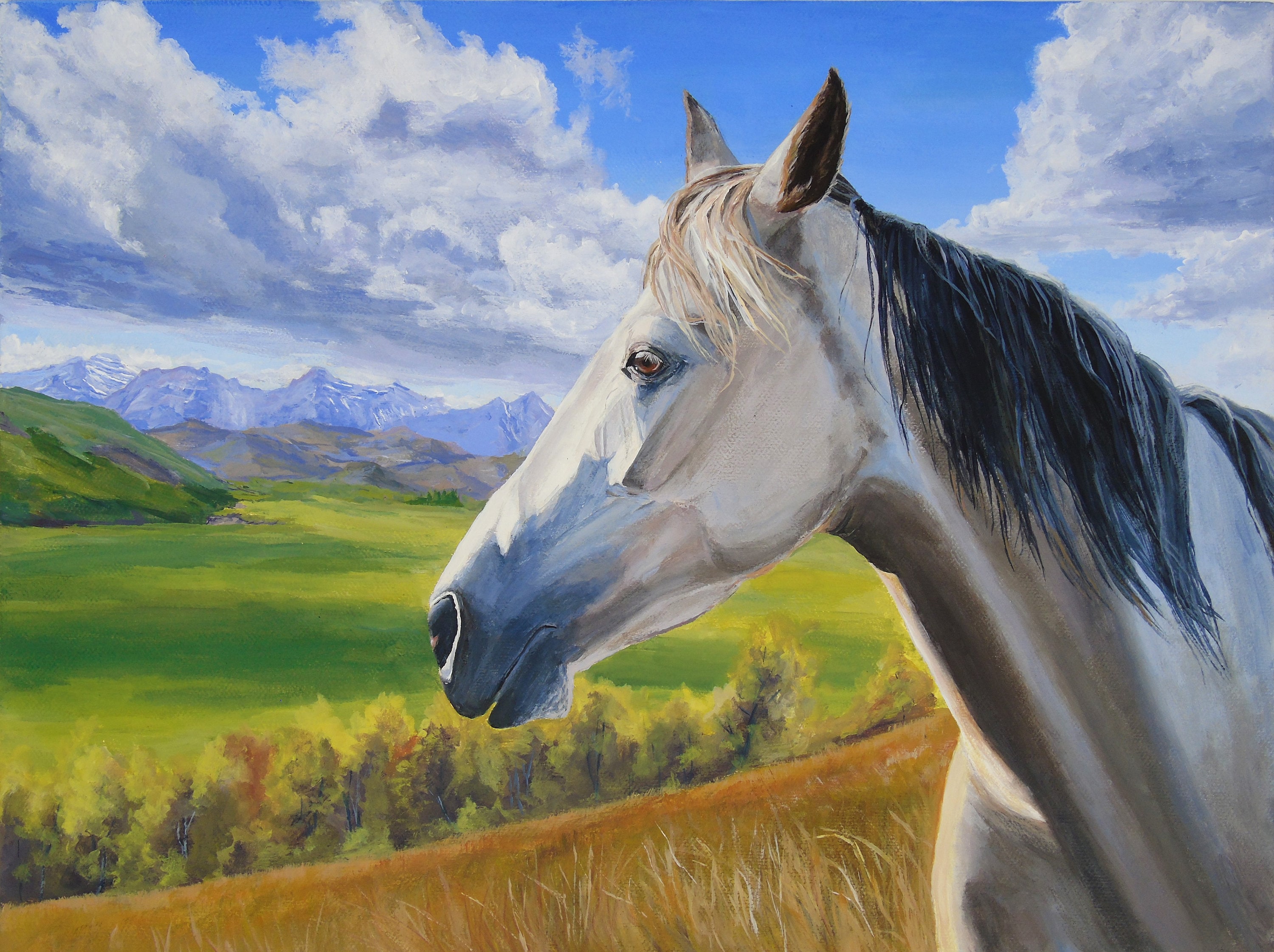Horse painting deals