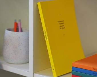 Personalised Notebook, F**king Brilliant Thoughts Notebook, Own Words Notebook, Sweary Notebook
