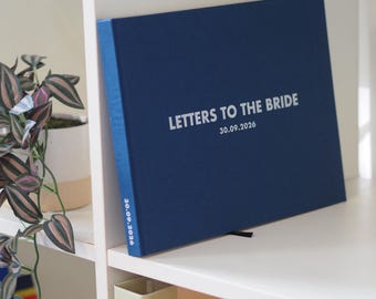Personalised Guestbook, Hen do Book, Letters to the Bride Book, Custom Hardcover Book