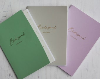 Cuaderno personalizado de fiesta nupcial, cuaderno de bolsillo, cuaderno de viajeros, cuaderno cosido, cuaderno A6