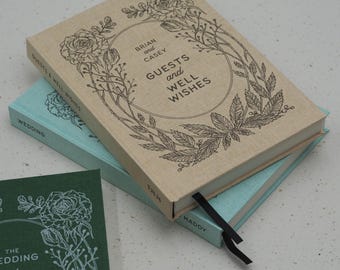 Personalised Wedding Guest Book, Storybook Guestbook, Vintage Wedding Guestbook, Custom Wedding Keepsake, Fairytale Guest Book Alternative