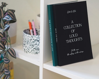 Personalised Notebook, A5 Personalised Notebook, Personalised Cover and Spine Notebook