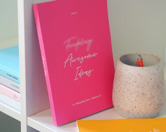 Personalised Profanity Notebook, F**king Awesome Ideas Notebook, Own Words Notebook, Sweary Notebook