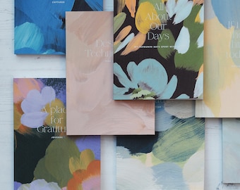 Personalised Notebook - Abstract Painted Notebooks - Giclée Printed Notebooks