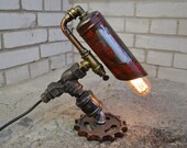 Christmas table lamp industrial rustic unique antique retro lamp new year gift steampack modern bedside edison lantern scandinavian style
