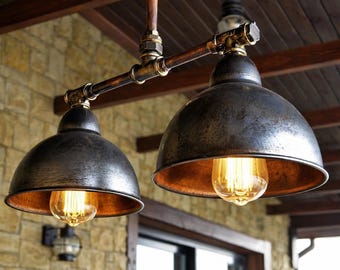 Industrial light,Steampunk  Lighting Fixture, Industrial Pendant Lamp Home Bar Restaurant Light , Ceiling Light