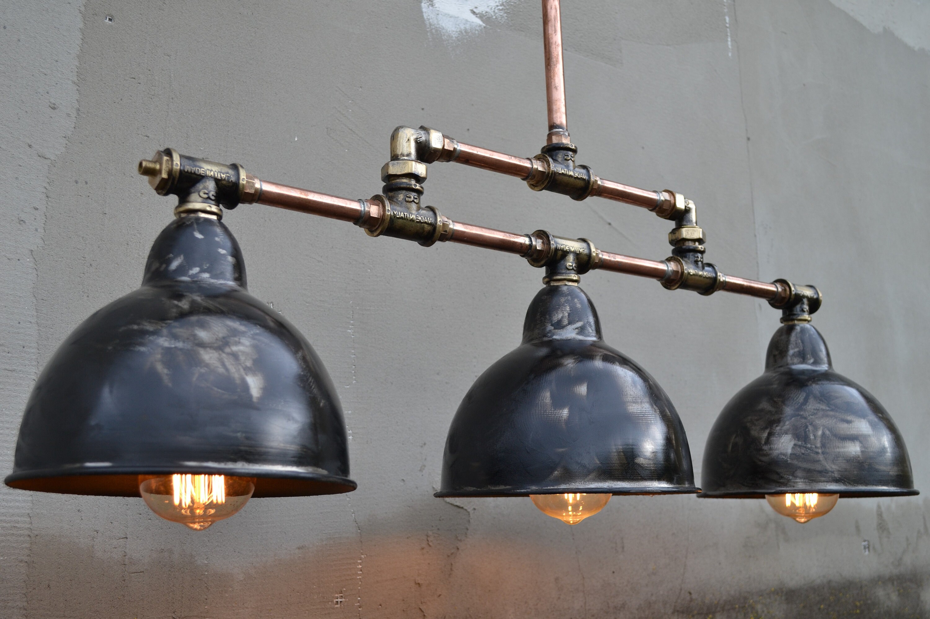 Industrial ceiling light for the kitchen | Etsy