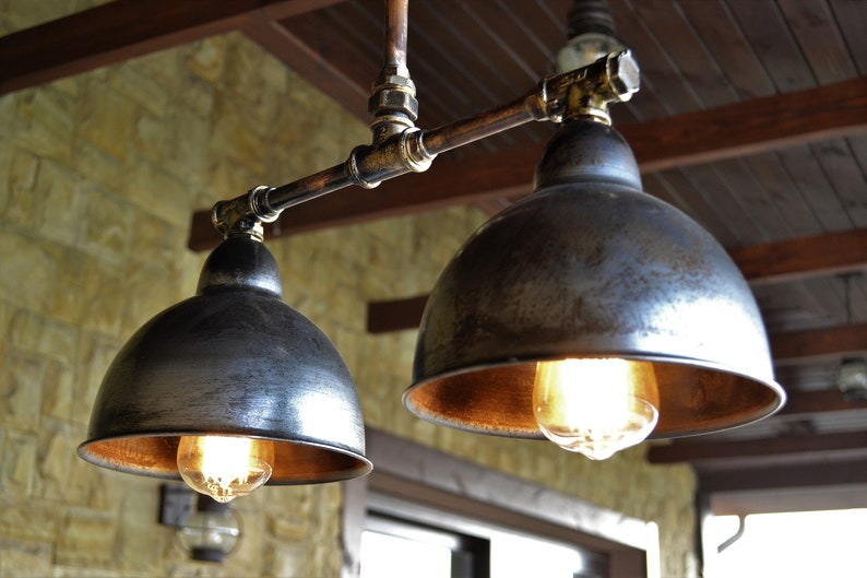 Pendant lighting. Industrial ceiling light image 1