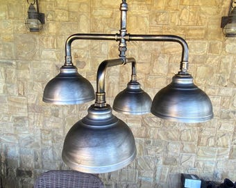 Farmhouse Iron Pendant Lighting | Kitchen Ceiling Fixture
