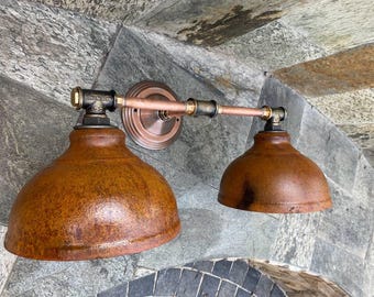Industrial wall light for the bathroom Rustic Wall Sconce