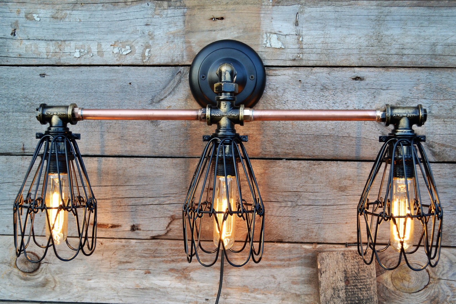 Wall Lighting Rustic Bathroom Wall Lights Etsy