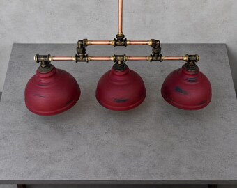 Cozy kitchen lighting, ambient pendant light.