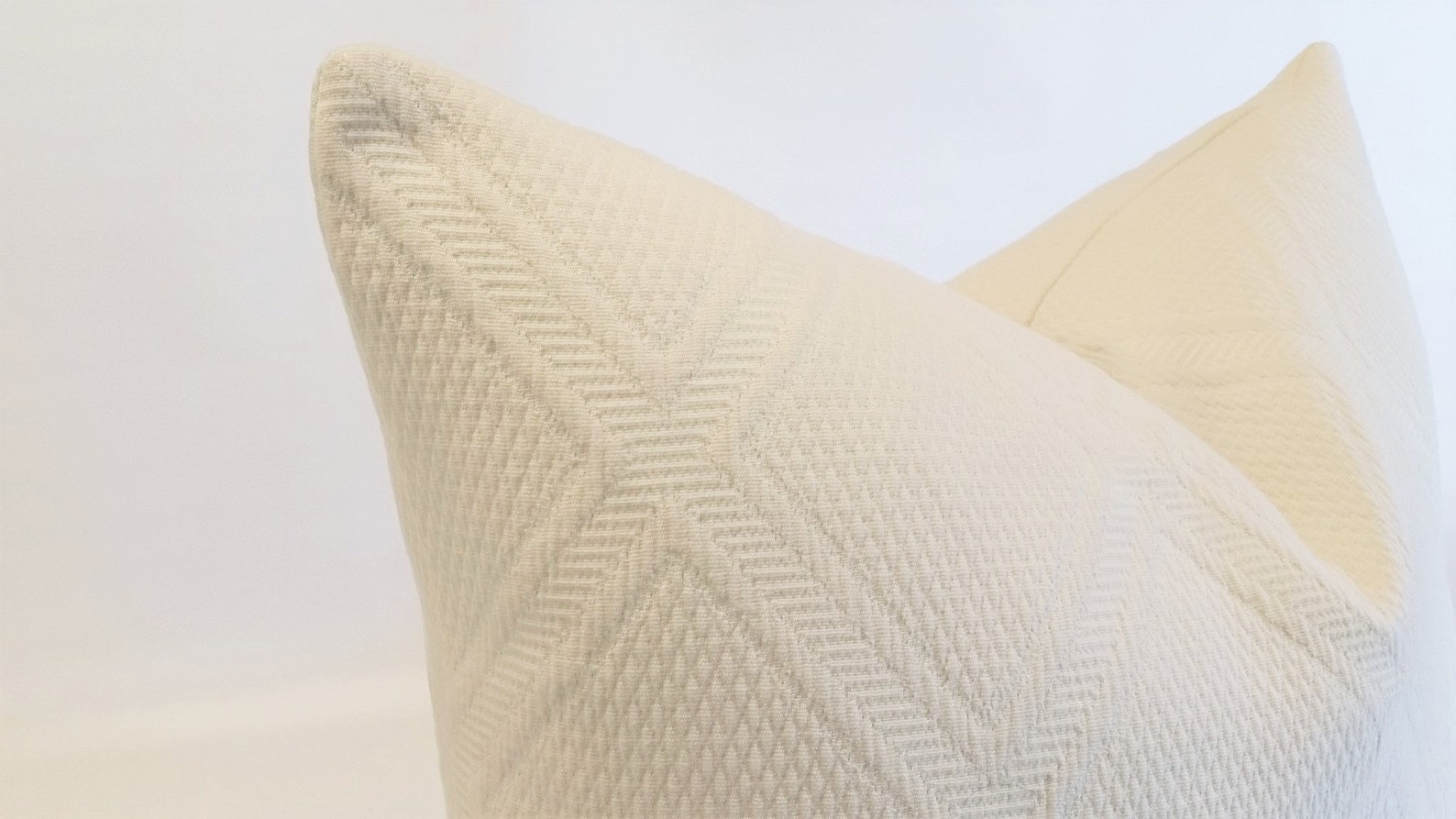 Matelasse Pillow Cover Creamy off Whitefrench County Etsy