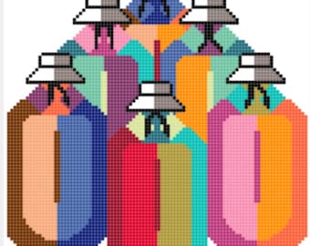 Andean Women II Peruvian Cross Stitch Digital Pattern / Mujeres de la Sierra II