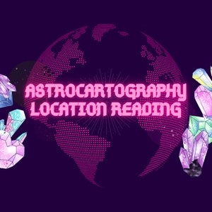 Astrokartographie Video oder Telefon Call Reading | Kartierung |  Lage Astrologie | Umzug Astrologie Lesung | Energie | Erscheinungsform |