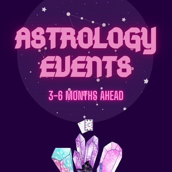 Astrology Events | Next 3-6 months Prognosis | 2024 Horoscope | Transits | Aspects Natal Chart Analysis  | Astrology | Love Report | Karma