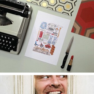 The Shining Art Print: Minimalist Horror Movie Illustration