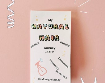 Meine natürliche Haarreise... So Far Mini Zine - Curly Girly, Selbstfindung, Selbstliebe, niedliches Taschenbuch