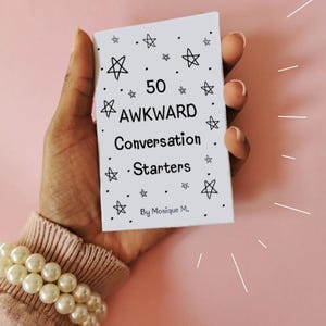 50 Awkward Conversation Starters Mini Zine