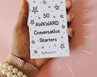 50 Awkward Conversation Starters Mini Zine