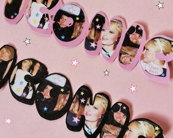 ICONIC Paper Bookmark - Paris, Lindsay and Britney Hollywood Trinity, Early 2000's Aesthetic, Pop Culture