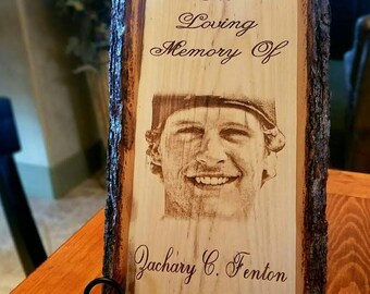 Custom Memorial In Memory Of A Loved One End Photo Personalized Gift Sympathy Funeral Condolence Family