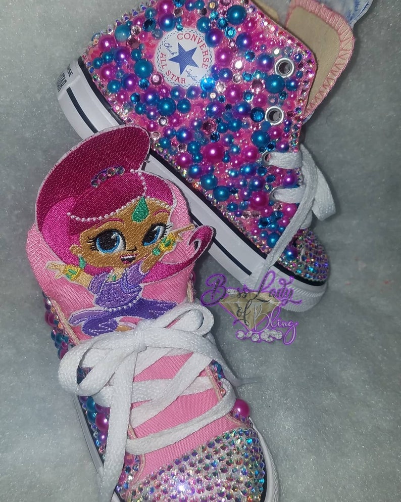 Shimmer and Shine Inspired.. Bling Converse Bling Shoes Etsy