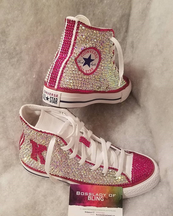 wedding rhinestone converse