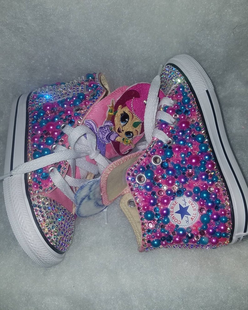Shimmer and Shine Inspired.. Bling Converse Bling Shoes Etsy